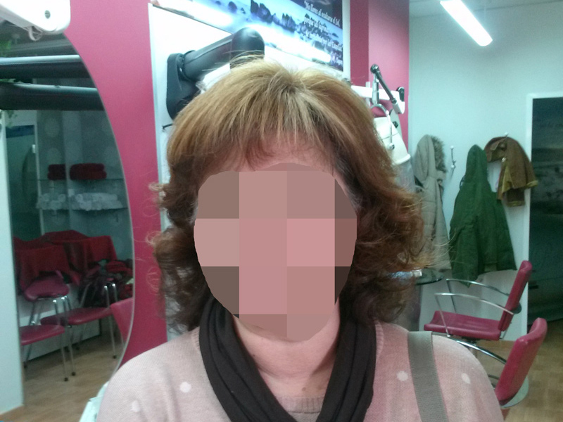 Prótesis de cabello natural